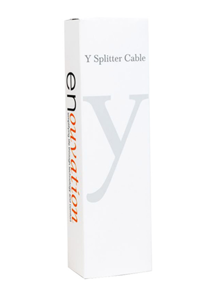 Enouvation Y Splitter cable. Allows connect sectional pieces to be powered by a single Power Pack. Please note, an extension cable may be required for use.