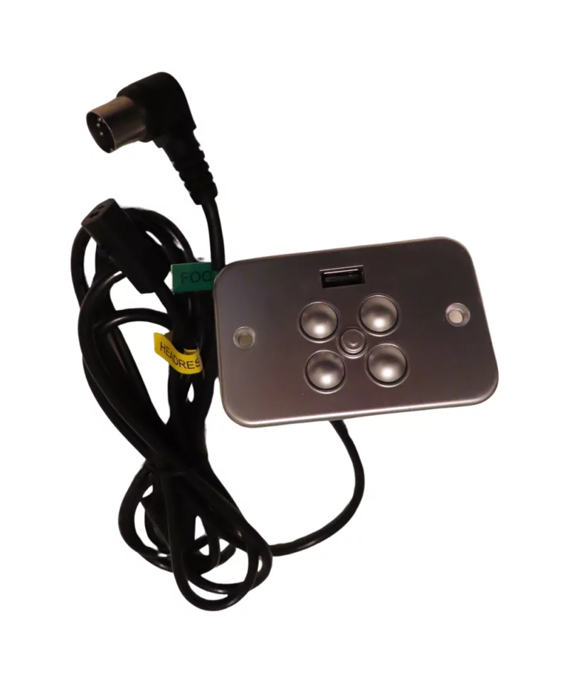 WPS5F10033 (L) 5 Button Switch with USB Ashley Furniture. Power Headrest & Power Recline Replacement Button Control with USB - 5 pin / 2 pin (Left Side)