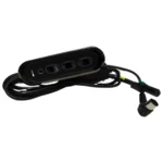 WPSR7T11001 Man Wah Oval 6-Button Recliner Switch. With one button return function, USB with light 90 degree plug end. Model: WPSR7T11001