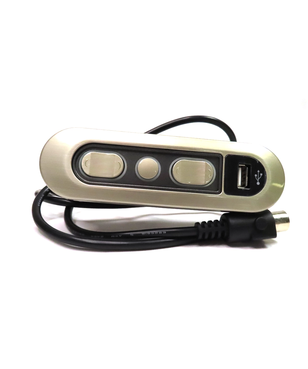 thumbnail image 2 of Kaidi KDH120B-005 Power Recliner Hand Control - 4 Button, 5 Pin Round Plug - Lift Chair Remote 2 of 6