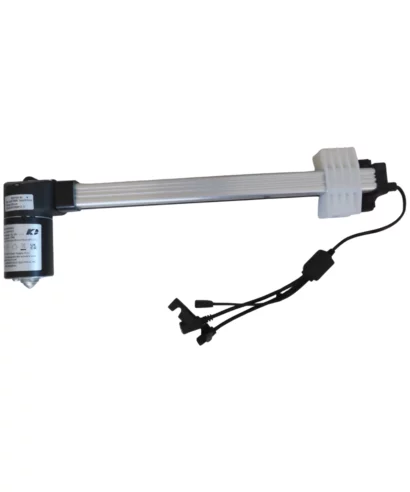 KDPT007-50 Kaidi Linear Actuator Motor. Specs: Max. load: 1000N, Speed: 55.5 mm/s, Stroke: 333 mm, Rated Voltage: DC 29V, Rated Input: 75W