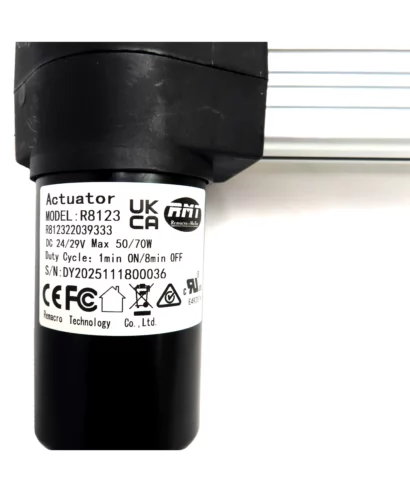 RMT R812322039333 Actuator for Electric Sofa/Massage/Lift Chairs. Replaceable Models: R8123C2040333, R8123K2S40333. Included Components: Remote.