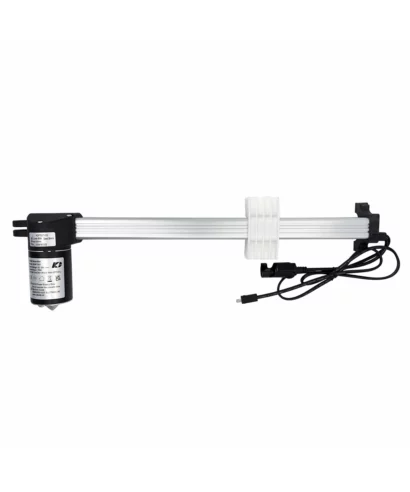 KDYJT013-110 Kaidi Linear Actuator Motor. Specs: Max Load – 800N, Speed – 36mm/s, Stroke – 330mm, Rated Voltage – DC 29V, Rated Input – 75W