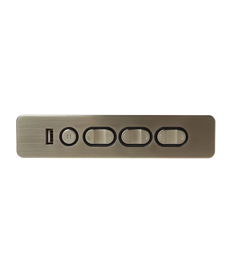 R22231010186 RMT 7-Button Recliner Switch with USB & 3-Plugs. It is suitable for recliners with 3 linear actuator motors, Brand: RMT, USB port output: 5V 1A