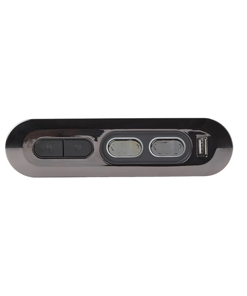 DL-SK-094-M-R-01 CNdoer 6-Button Recliner Switch with USB port. Designed for power recliners and lift chairs with two linear actuator motors