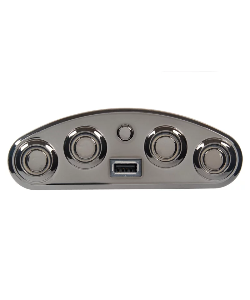 MLSK35-G(LSF) Mulin 5-Button Power Recliner Switch USB. This switch is a direct replacement for the MLSK35-G(LSF) and MLSK35-G(L)