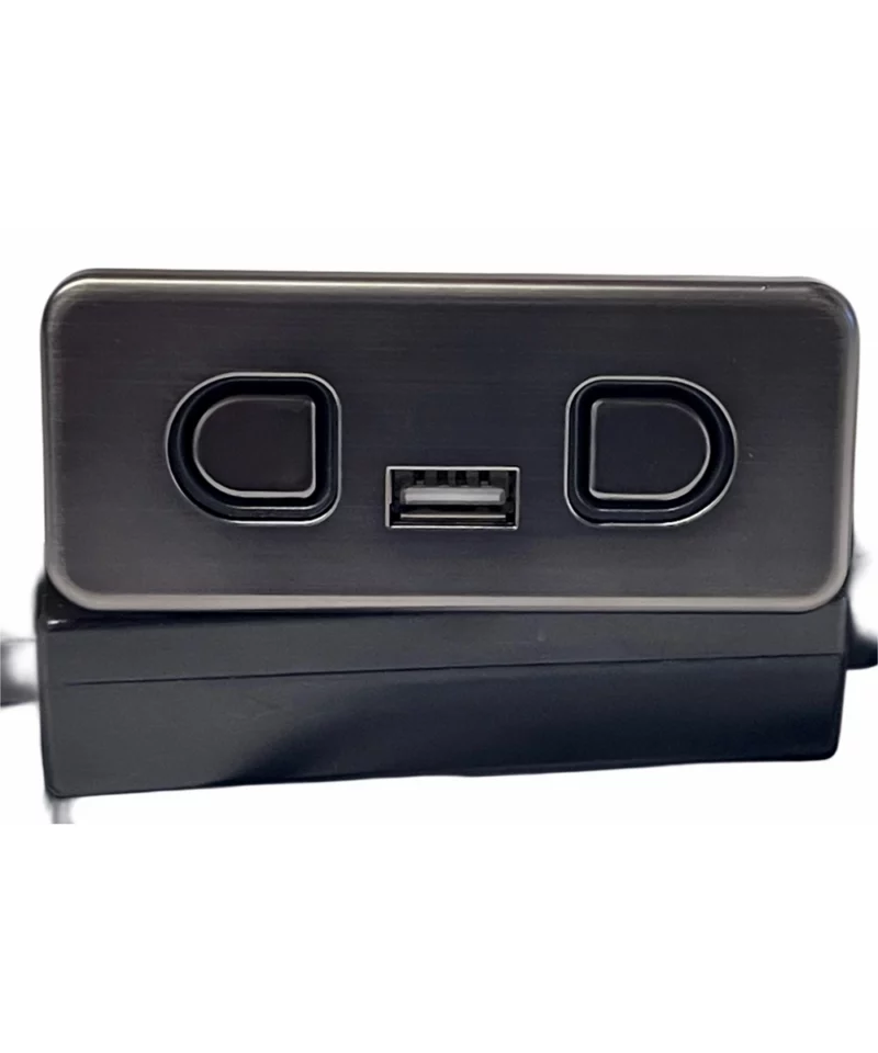 DL-SK-090-R-01 2-Button Right Side Unit Recliner Switch with USB. The switch It has two buttons that operate the up/down (open/close) of the chair